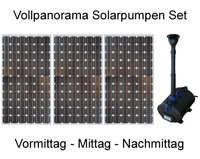 Solarteichpumpenset OASE Aquarius 1500 Multi Panorama