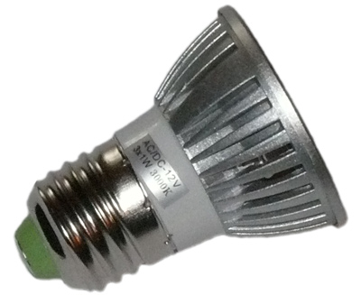 12 Volt DC LED Lampe 3x1 Watt E27