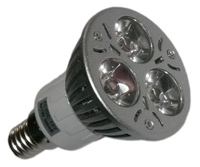 12 Volt DC LED Lampe 3x1 Watt E14