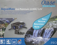 Solarteichpumpe OASE Aquamax 12000 Eco Premium 12 Volt